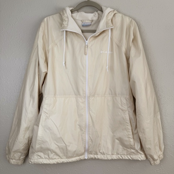 Columbia Hooded lined‎ jacket cream L - Picture 9 of 9